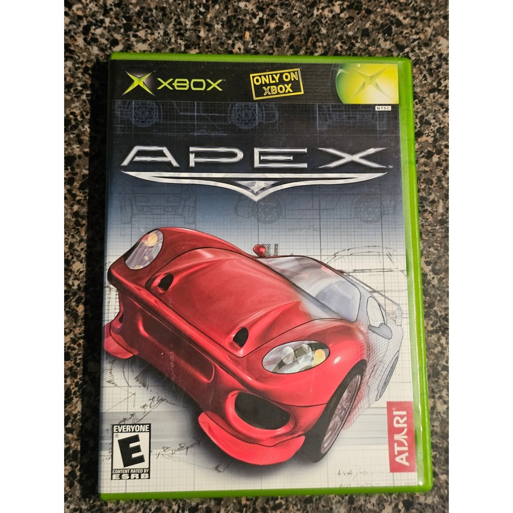 Apex Microsoft Xbox 2003 Original OG Xbox Racing Game Atari Milestone Complete